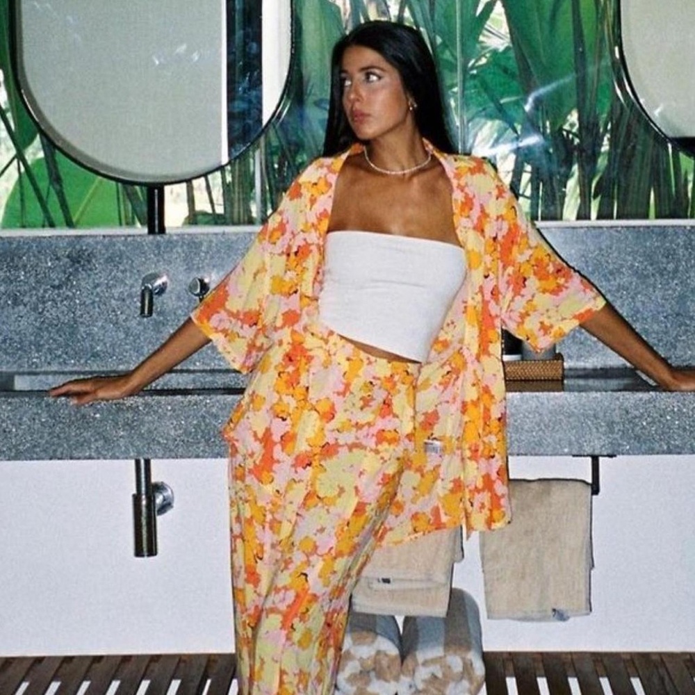 Le Salty Label Floral and Pants Set